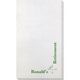 Corner Text with Golf Clubs Bamboo Luxe Guest Towels Image 2 of 2